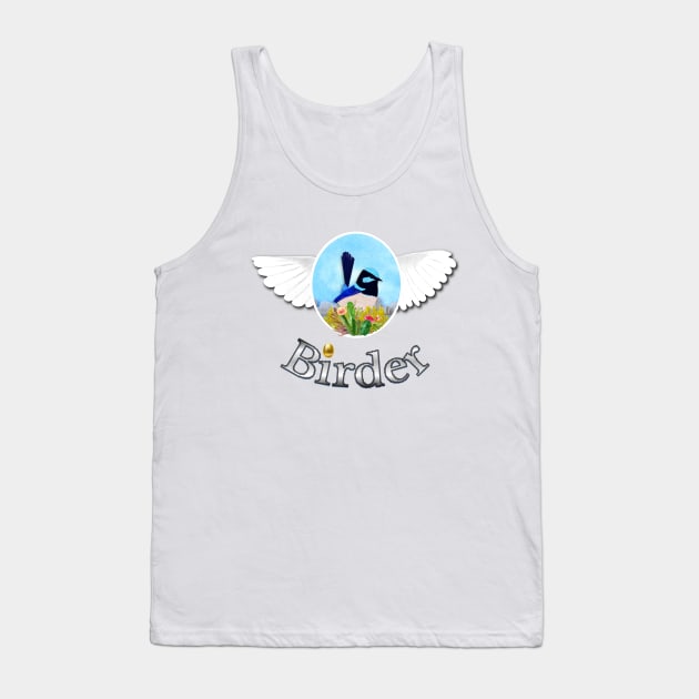 Birder, Bird Lover Tank Top by KC Morcom aka KCM Gems n Bling aka KCM Inspirations